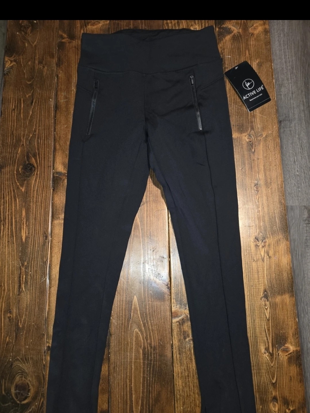 Active Life Black High-Waist Leggings